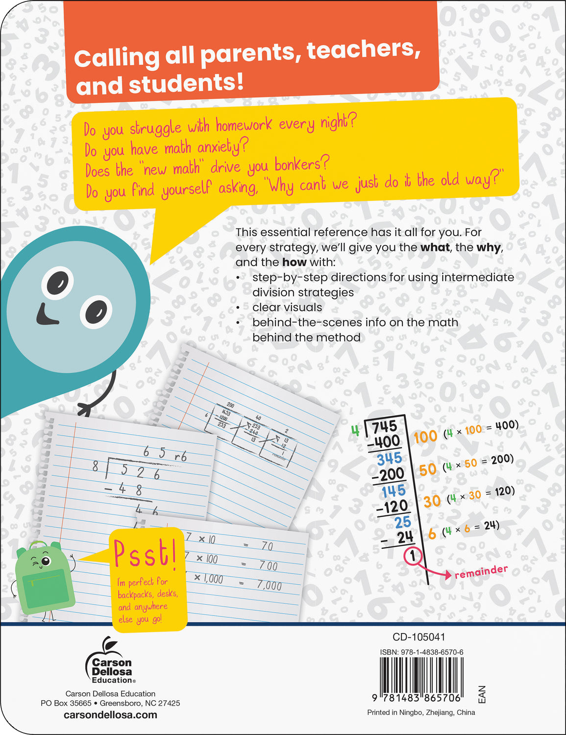Break It Down Intermediate Division Strategies Reference Book
