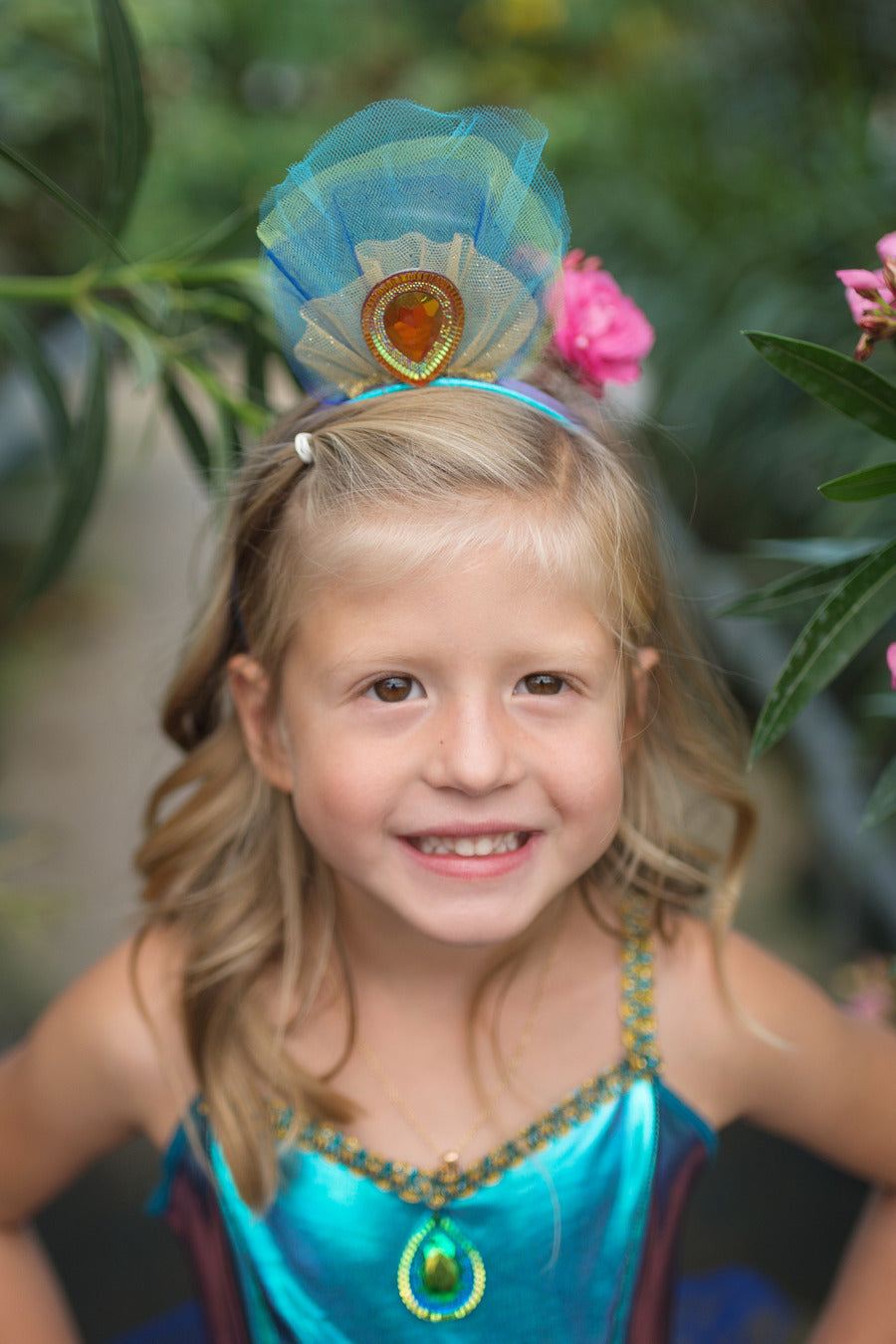 Pretty Peacock Dress Headband
