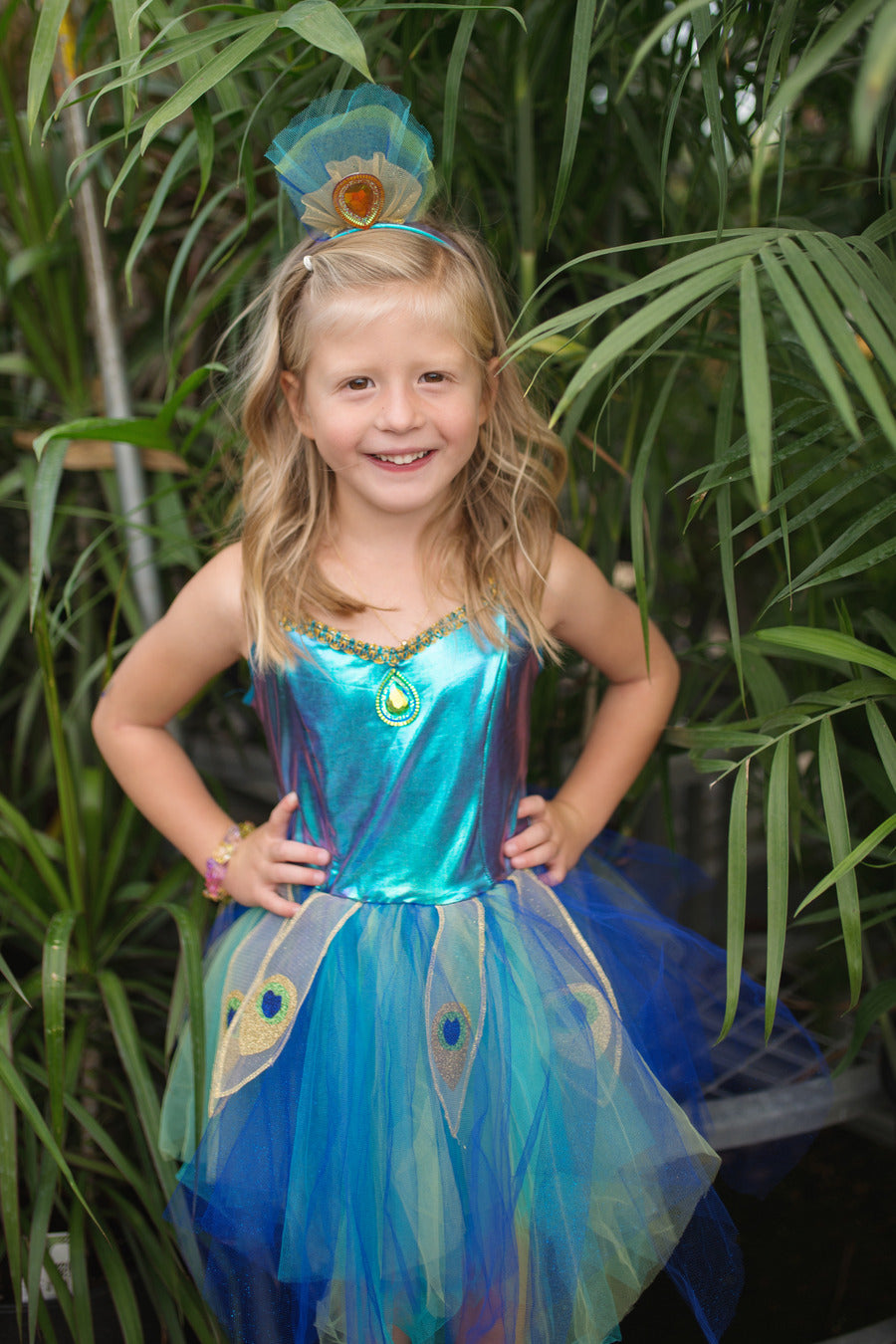Pretty Peacock Dress Headband