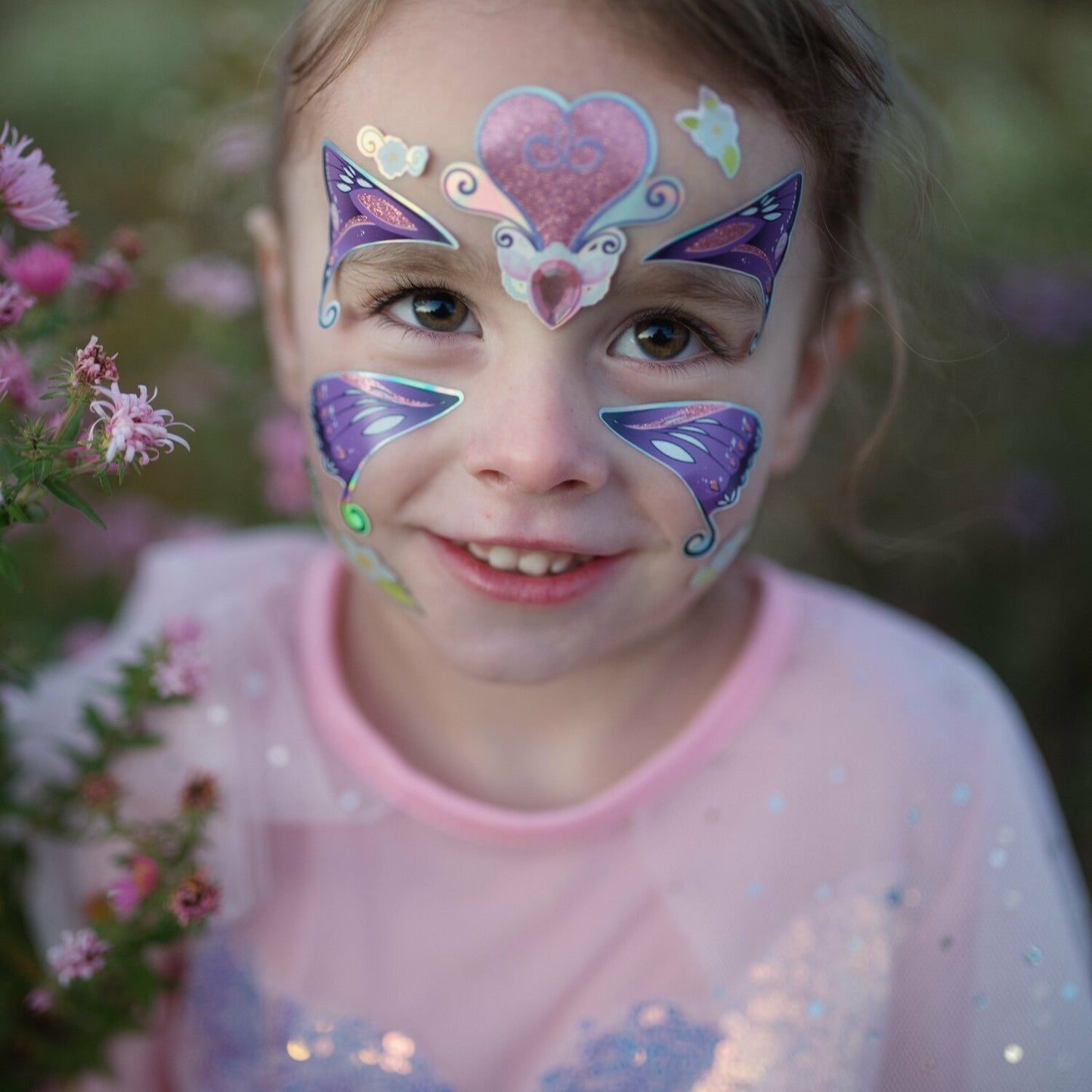 Butterfly Fairy Face Stickers Great Pretenders USA