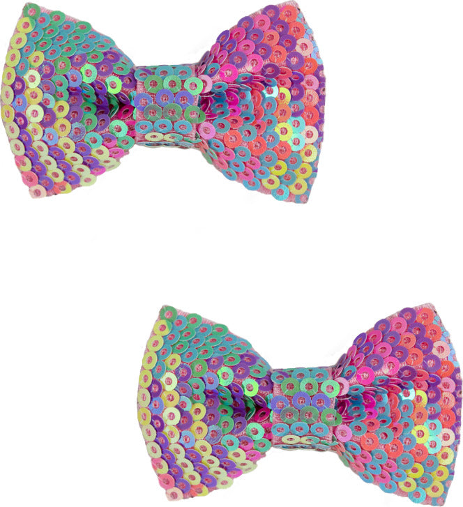 Rainbow Sequins Bows Great Pretenders USA