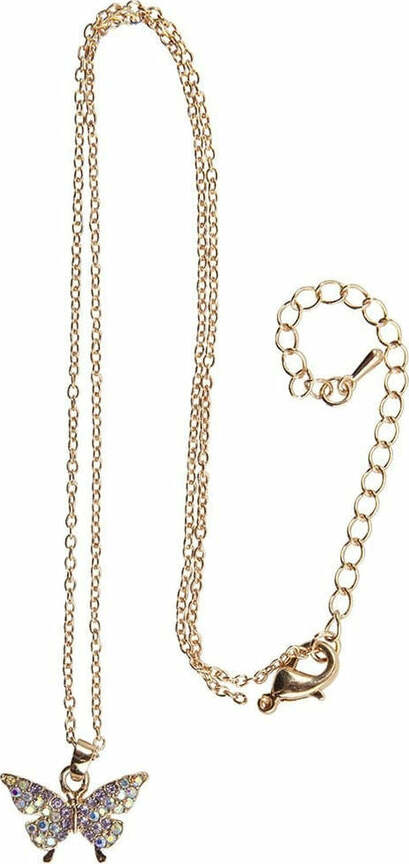 Boutique Butterfly Gem Necklace Great Pretenders USA