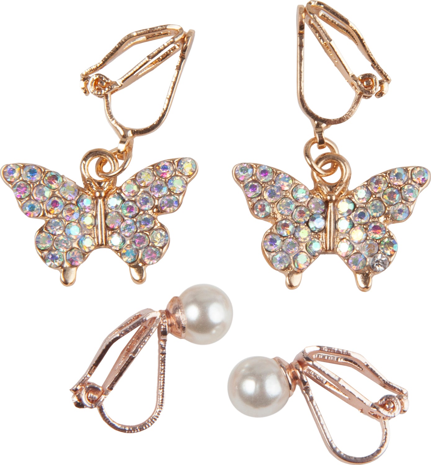 Boutique Butterfly Clip On Earrings Great Pretenders USA