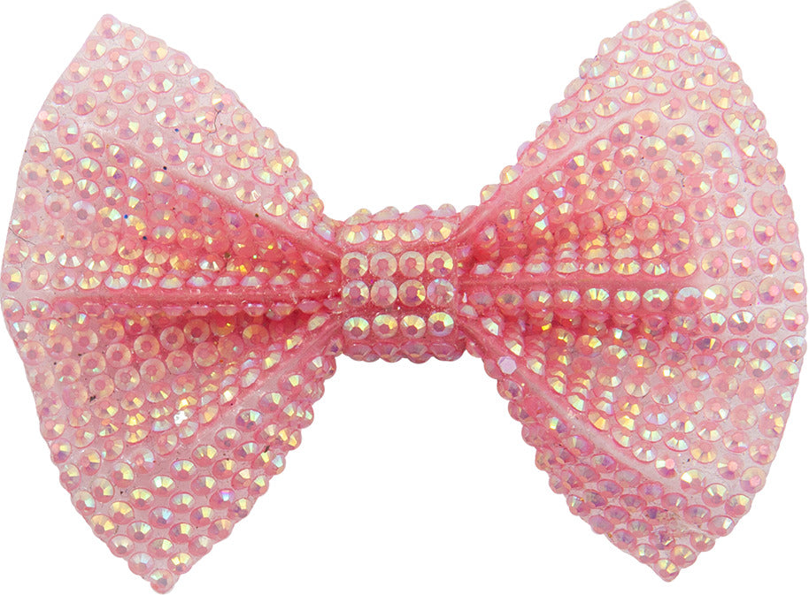 Boutique Pink Gem Bow Hairclip Great Pretenders USA