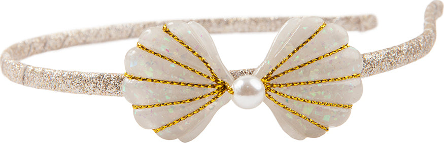 Boutique Golden Mermaid Shell Headband Great Pretenders USA