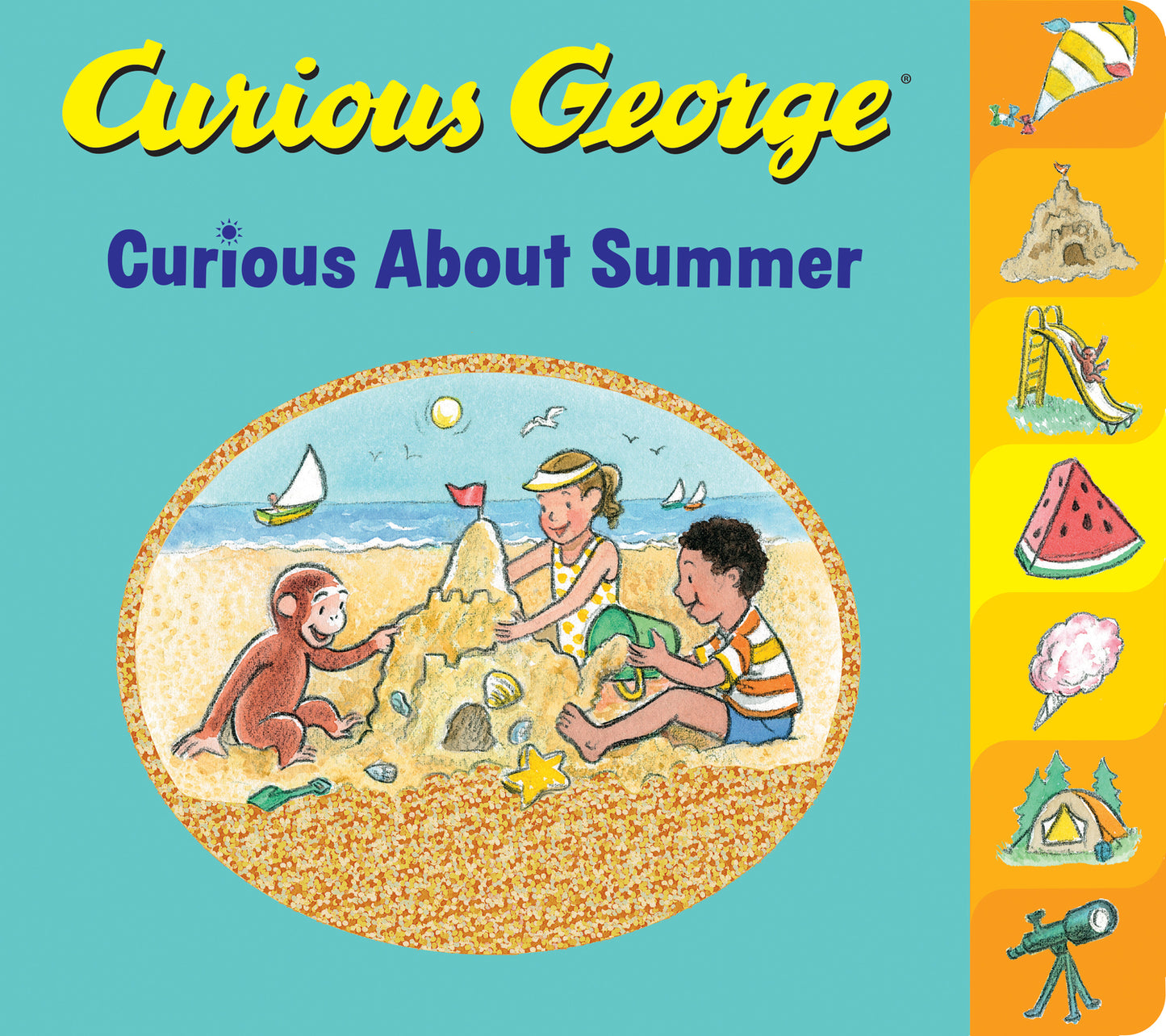Curious George Curious About Summer (tabbed board book)