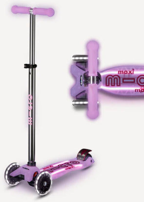 Micro Maxi Glow Plus LED Scooter Luminous Purple