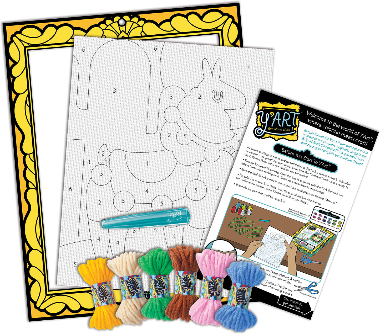 Y'Art Craft Kit - Llama