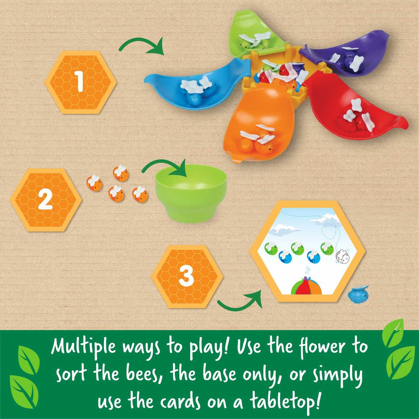 Blooming Balance Bees Fine Motor Sorting Set