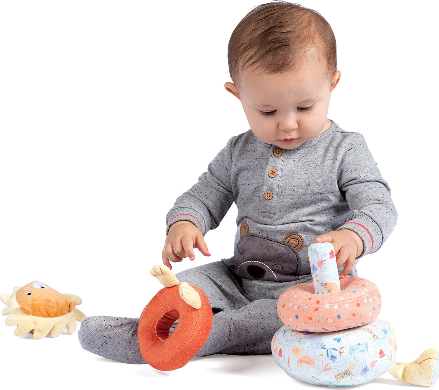 Safari Lion Plush Stacker