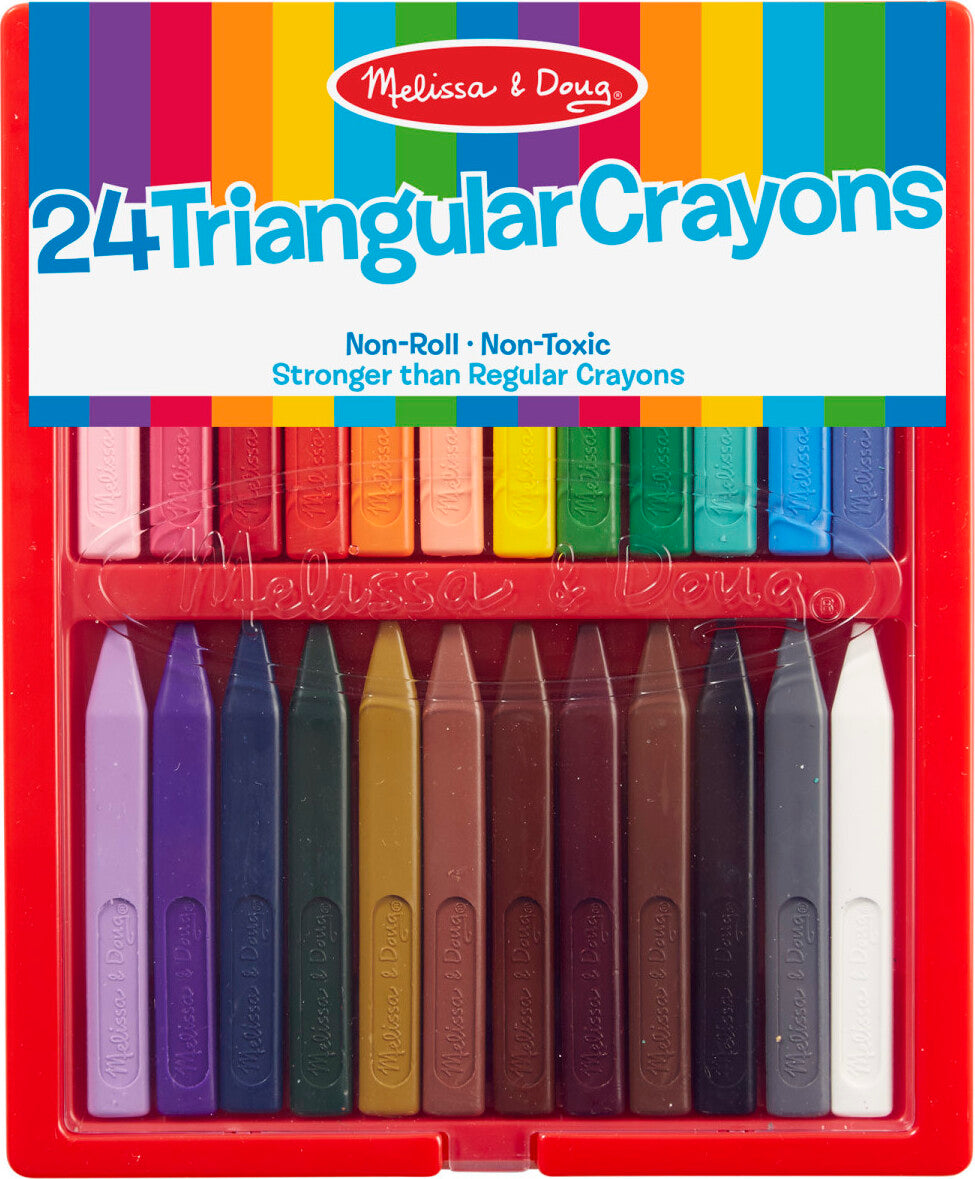 24 Triangular Crayons