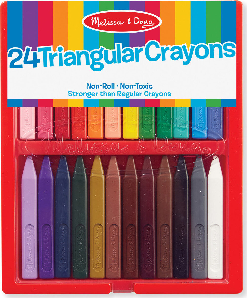 24 Triangular Crayons
