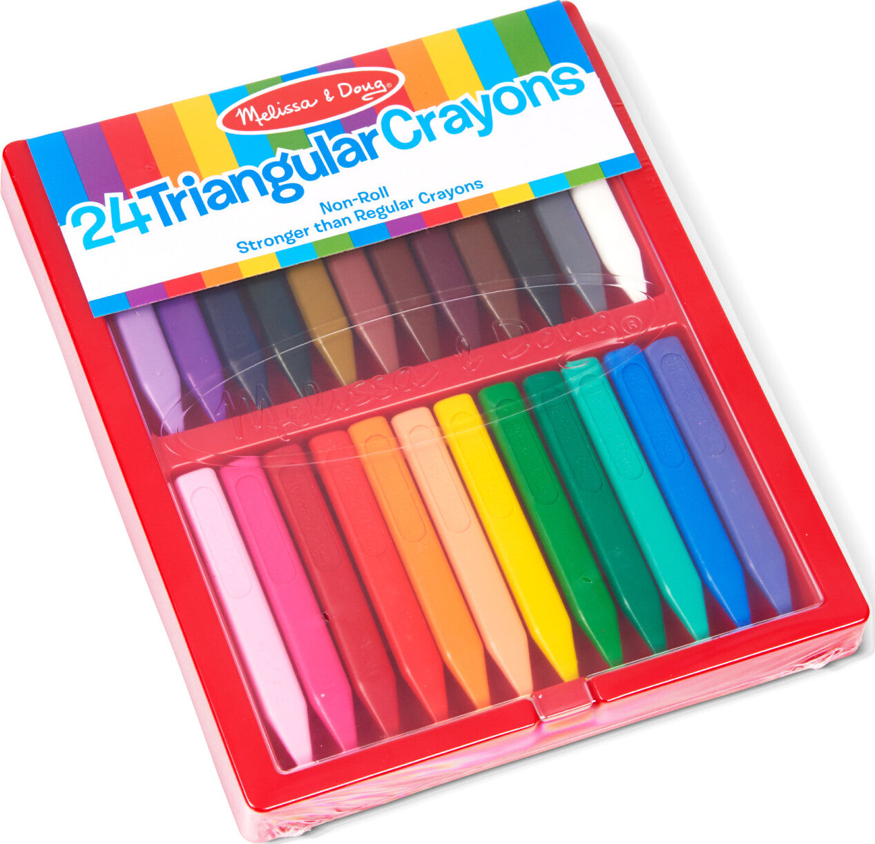 24 Triangular Crayons