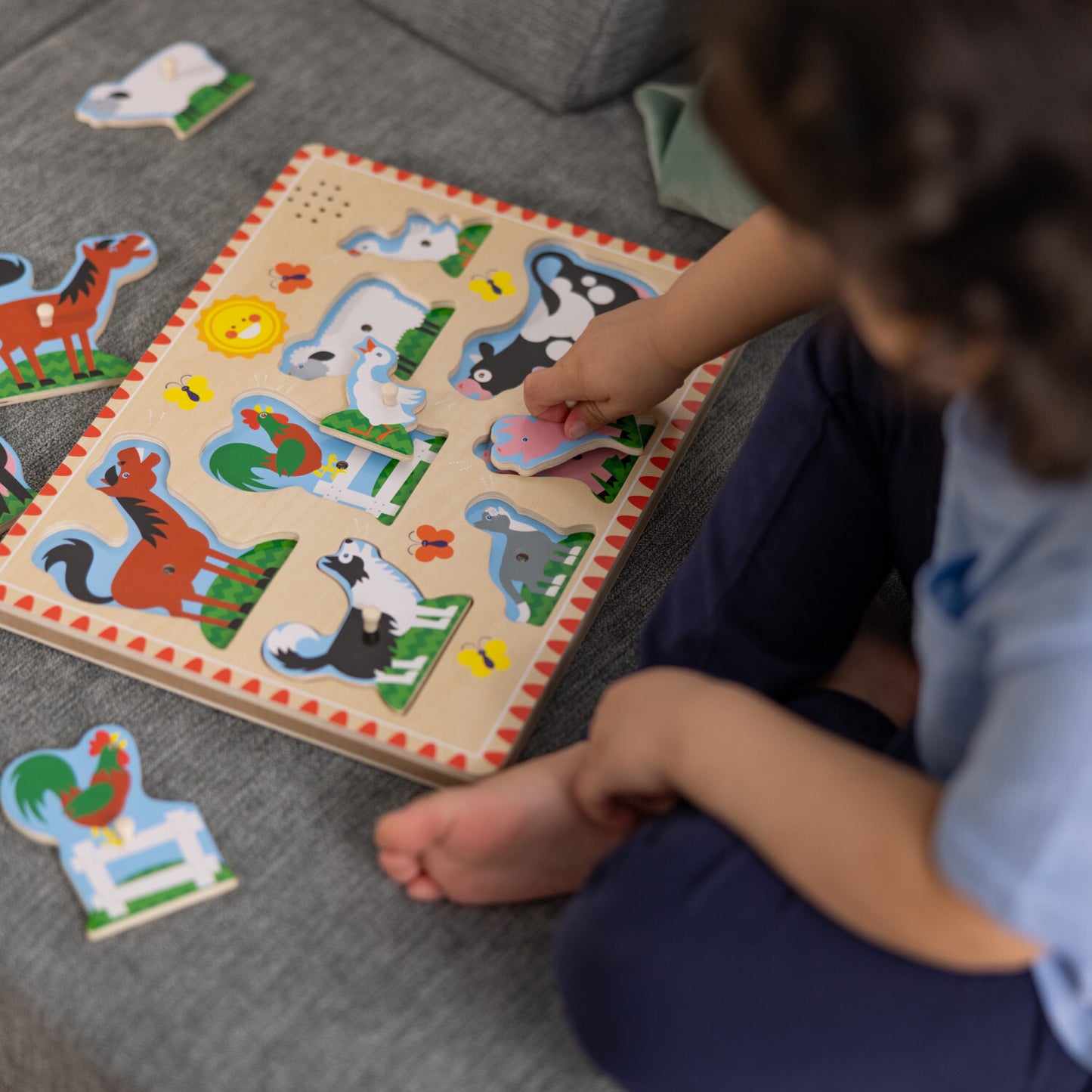 Farm Animals Sound Puzzle