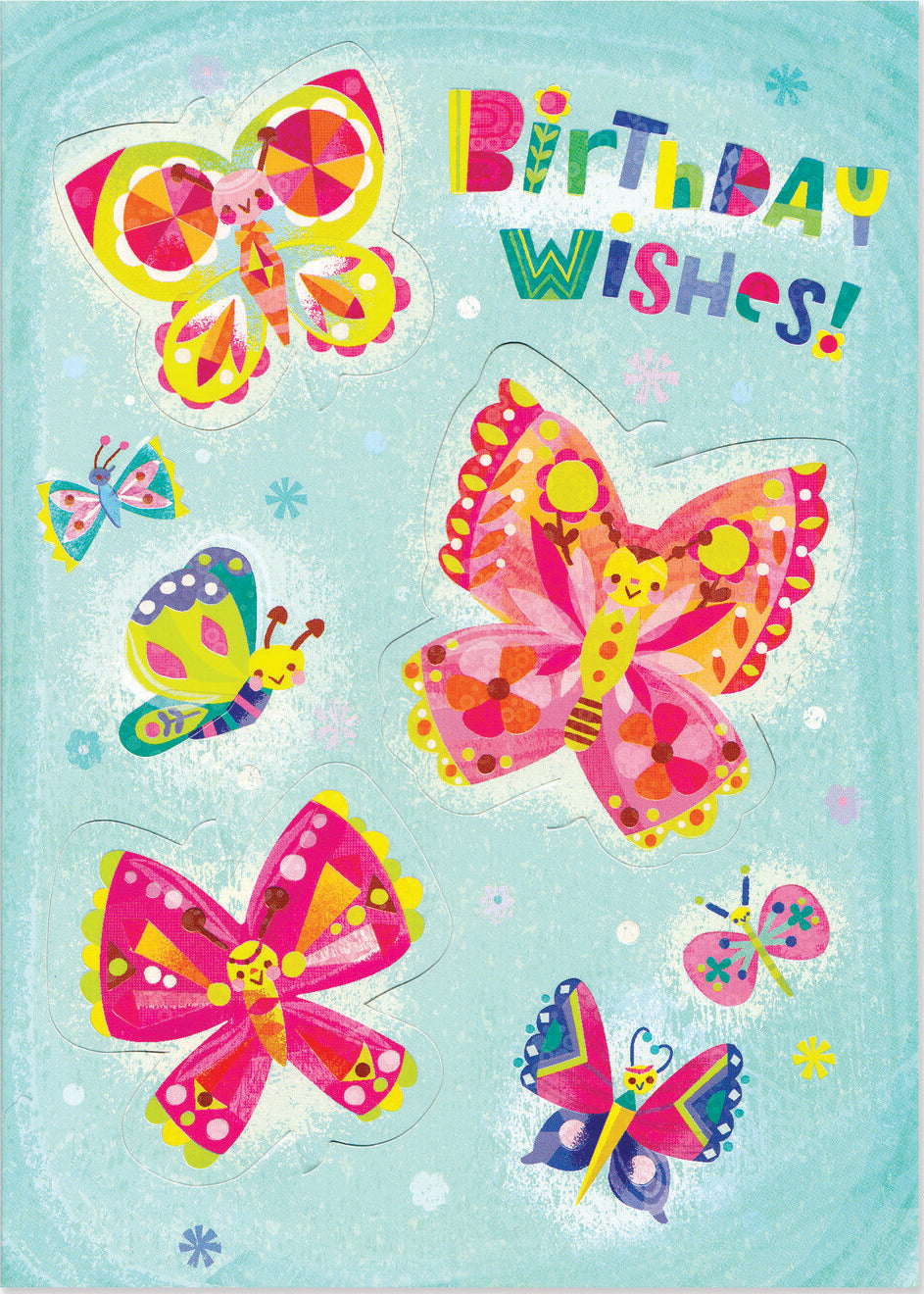 Butterflies Foil Card