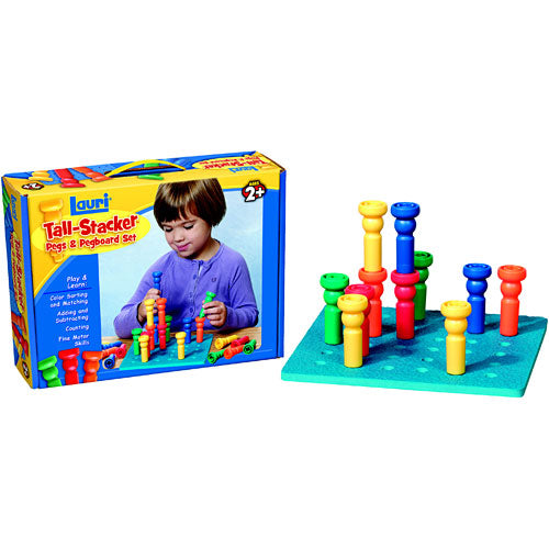 Tall-Stacker Peg & Pegboard Set