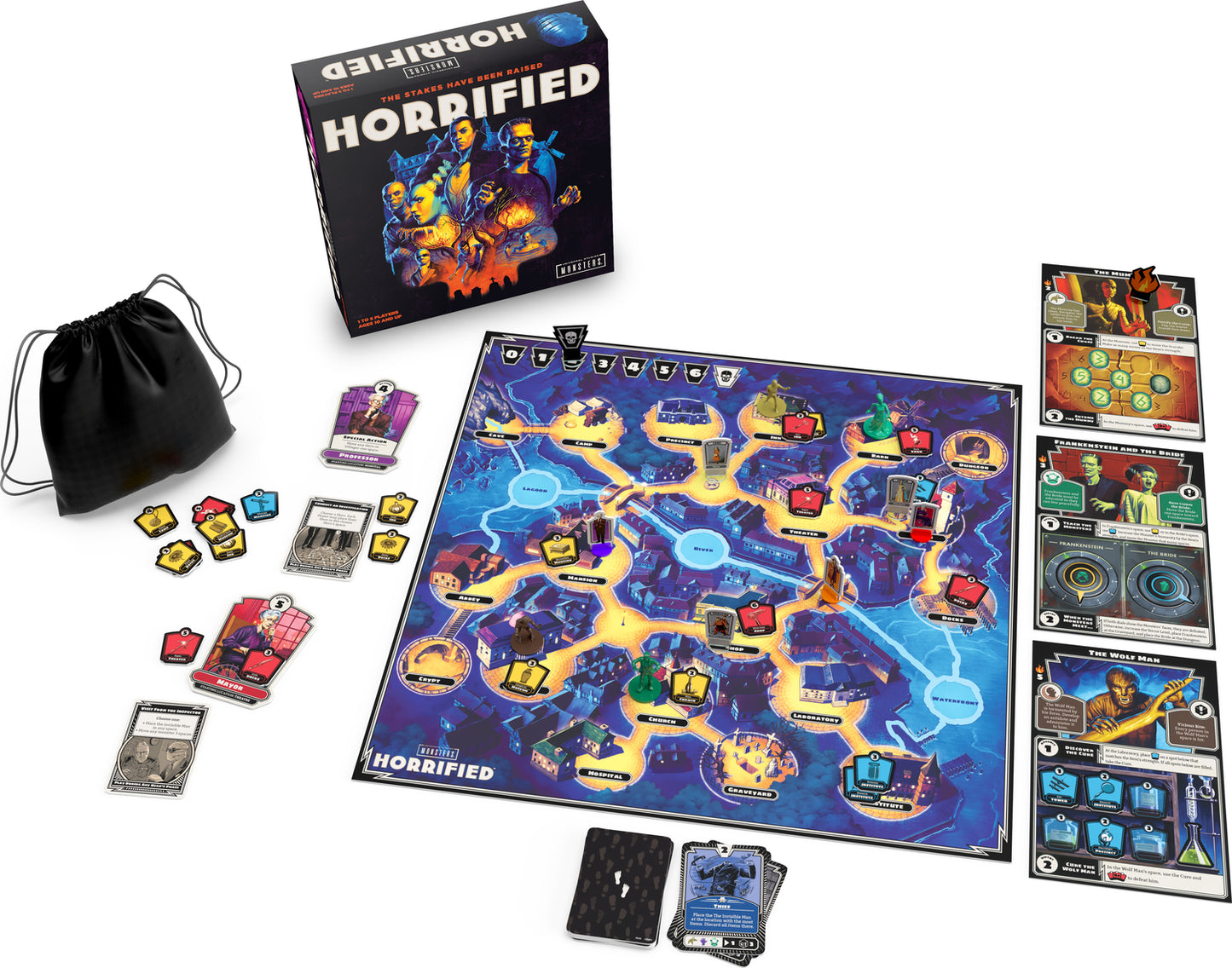 Universal Monsters Horrified Game Ages 10+
