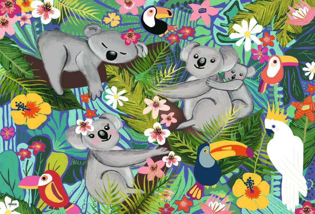 2x24 Pc Koalas And Sloths Puzzle