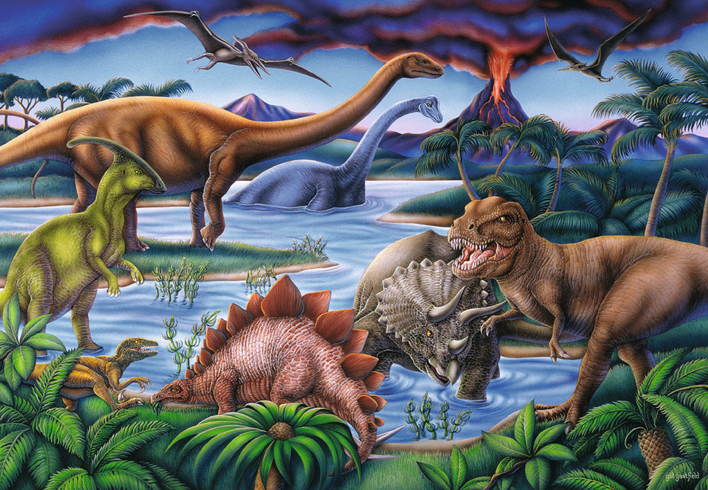 35 Pc Dinosaur Playground Puzzle