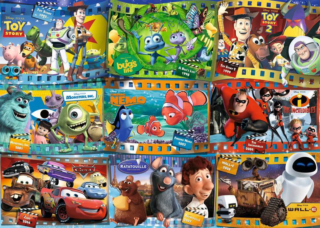 Disney Pixar Movies (1000 Piece Puzzle)