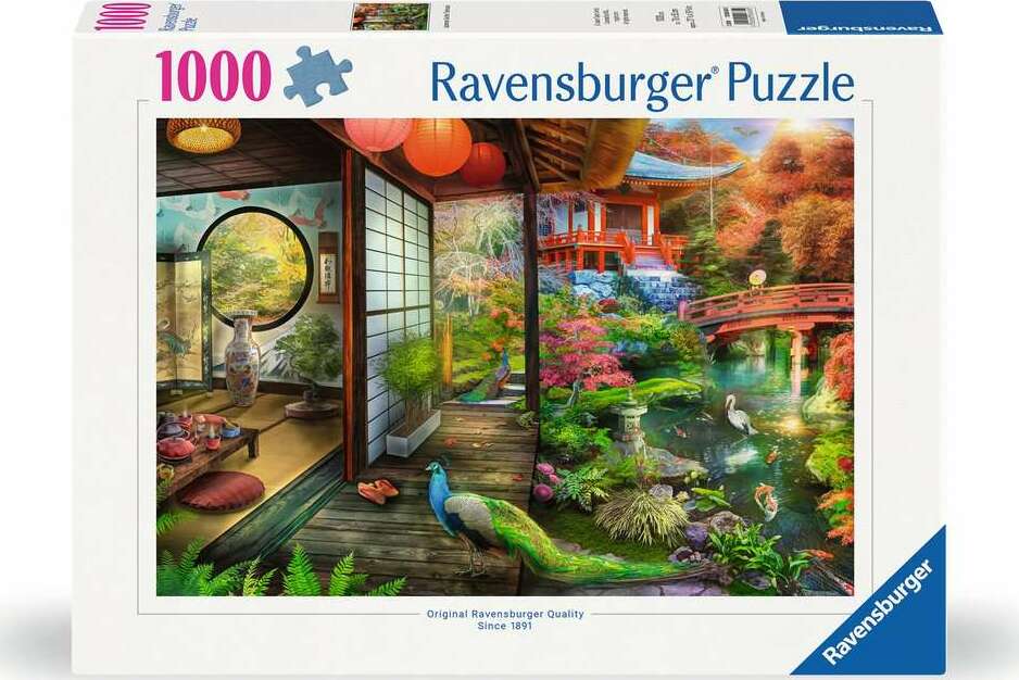 Japanese Garden Teahouse (1000 Piece Puzzle)