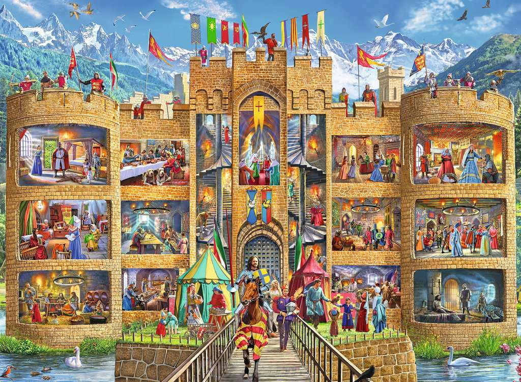 150 Pc Castle Cutaway XXL Puzzle
