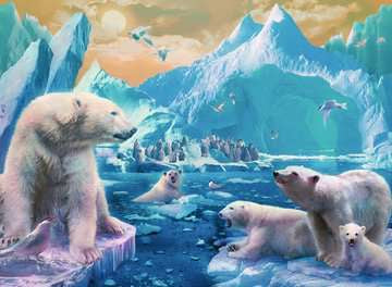 300 Pc Polar Bear Kingdom XXL Puzzle