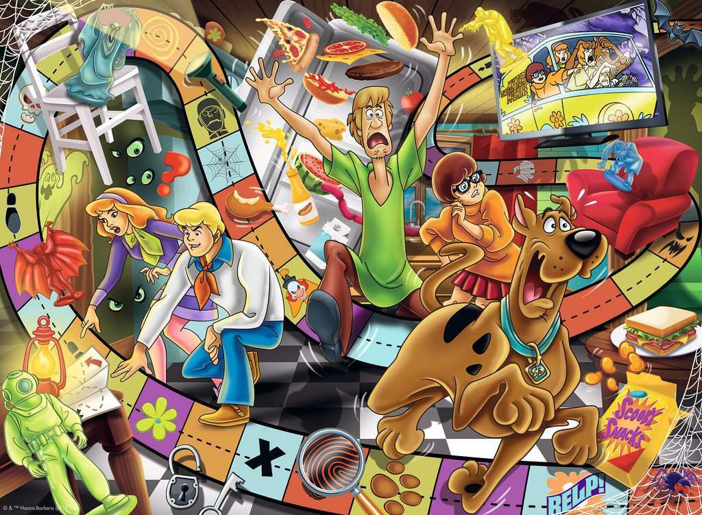 200 Pc Scooby Doo Haunted Game XXL Puzzle