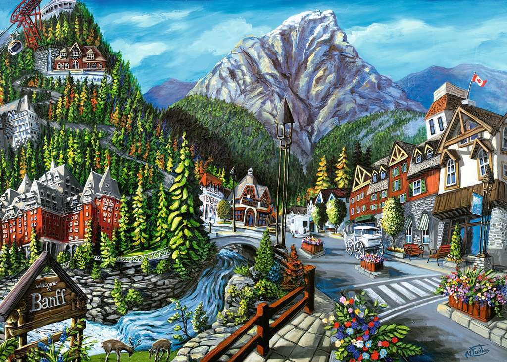 1000 Pc Welcome to Banff Puzzle