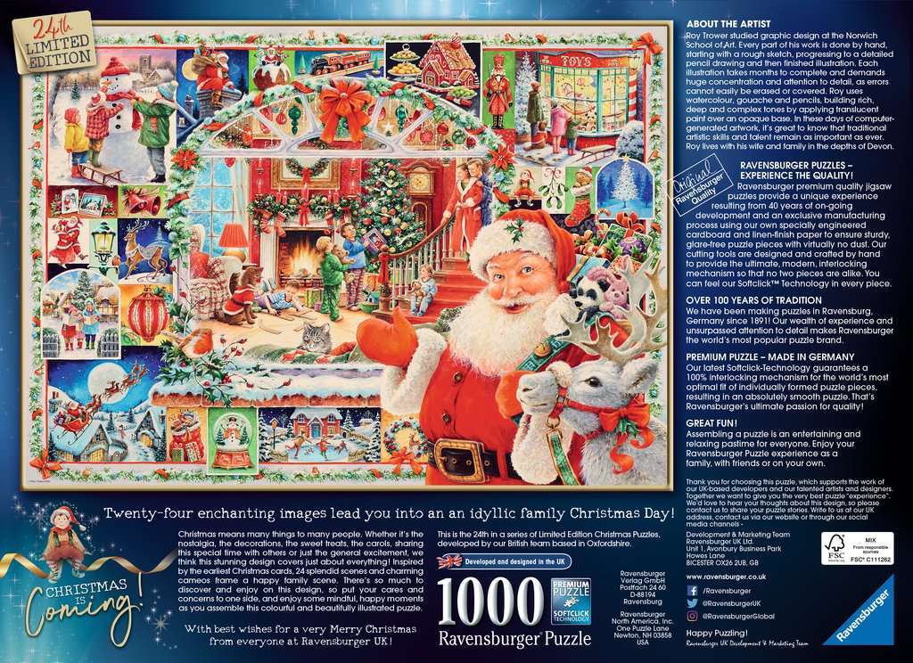 1000 Pc Christmas Is Coming! Puzzle
