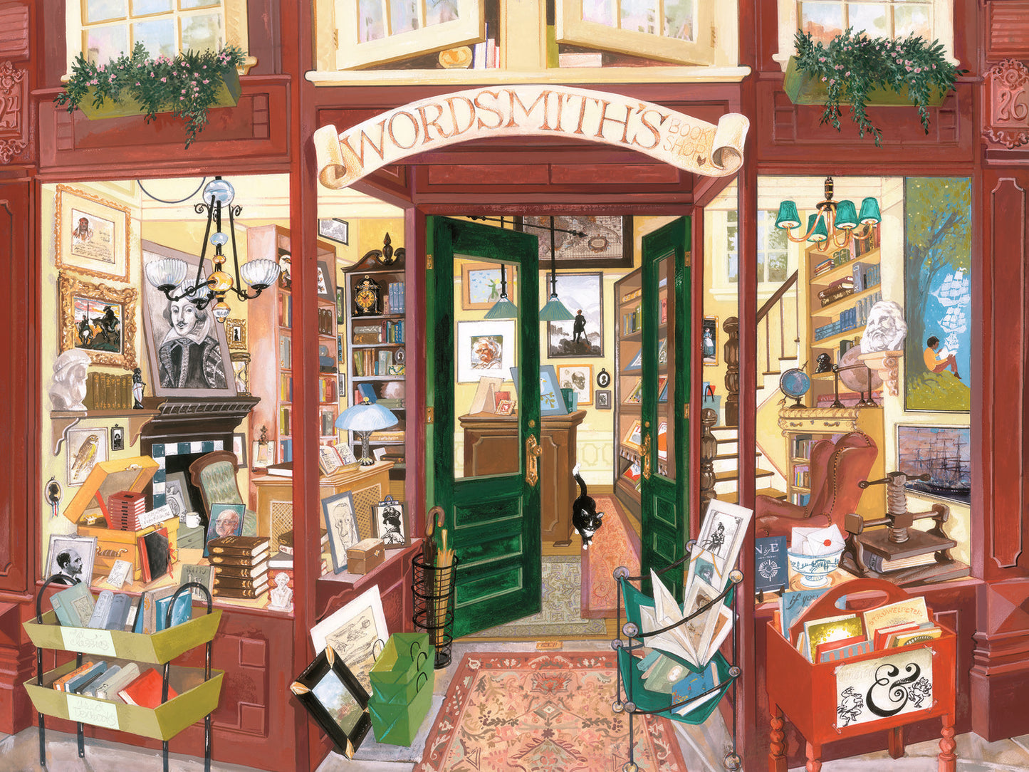 1500 Pc Wordsmith's Bookshop Puzzle