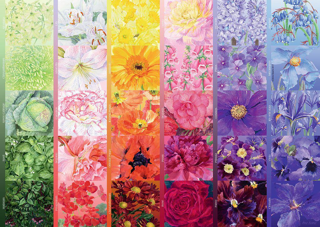 1000 Pc The Gardener's Palette No. 1 Puzzle