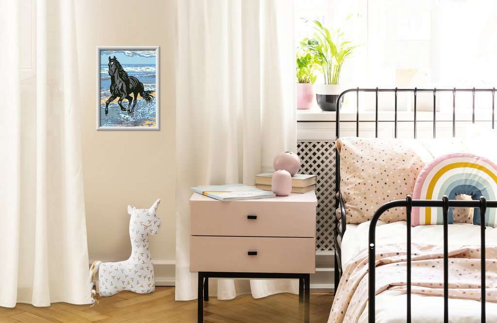 CreArt: Beach Horse 7x10 w/Stickers