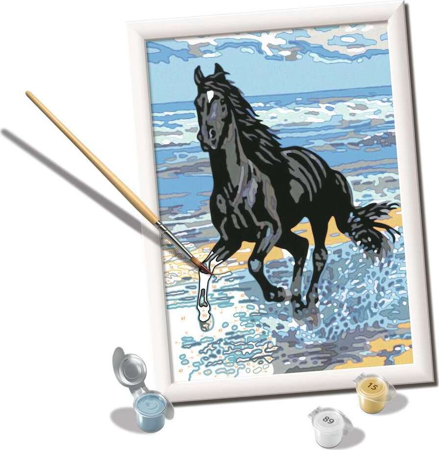 CreArt: Beach Horse 7x10 w/Stickers