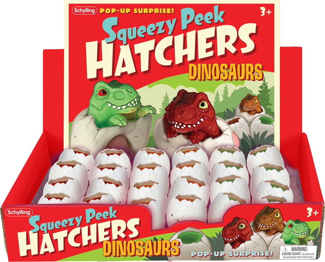 Dino Squeezy Peek Hatcher (assorted)
