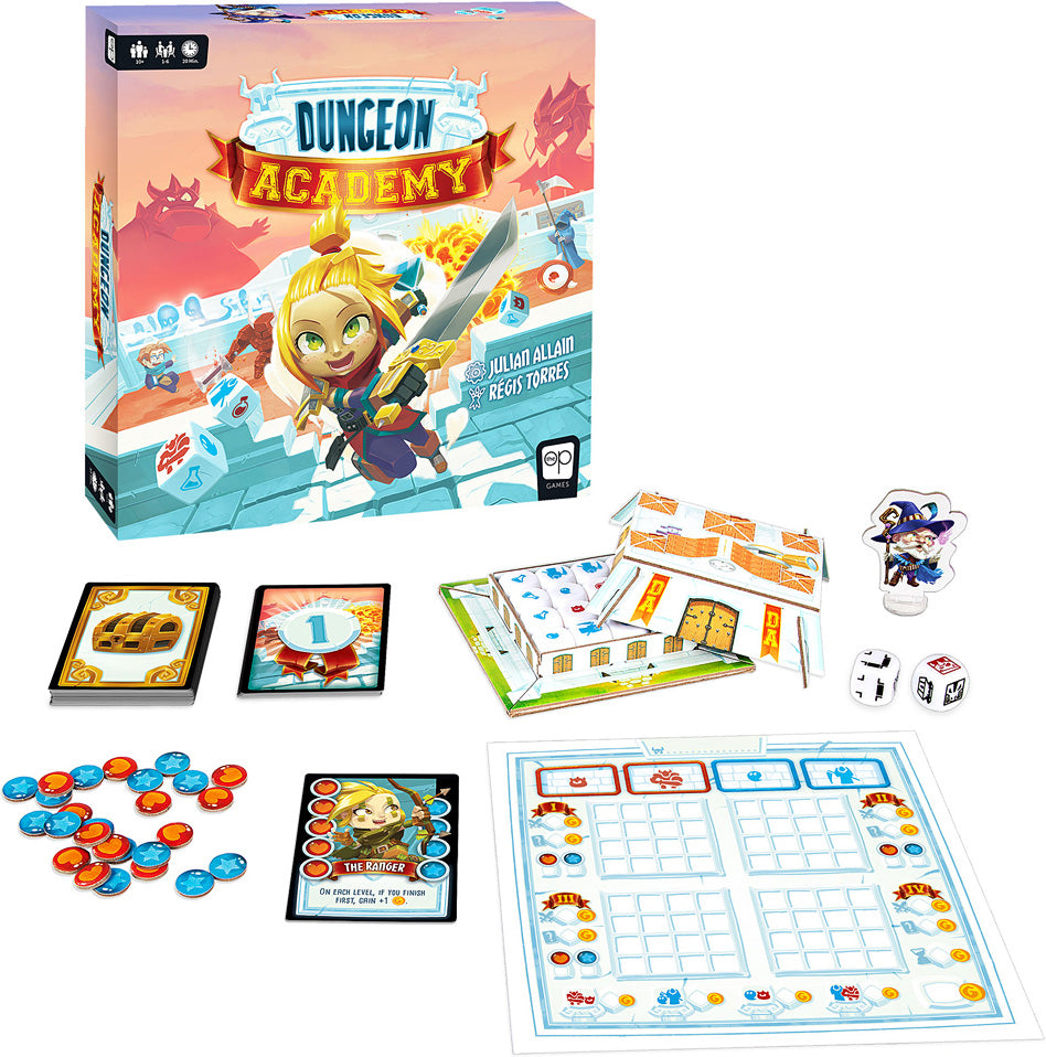 Dungeon Academy Board Game Age 10+