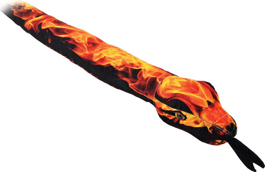 Flames Snake Stuffed Animal - 54"