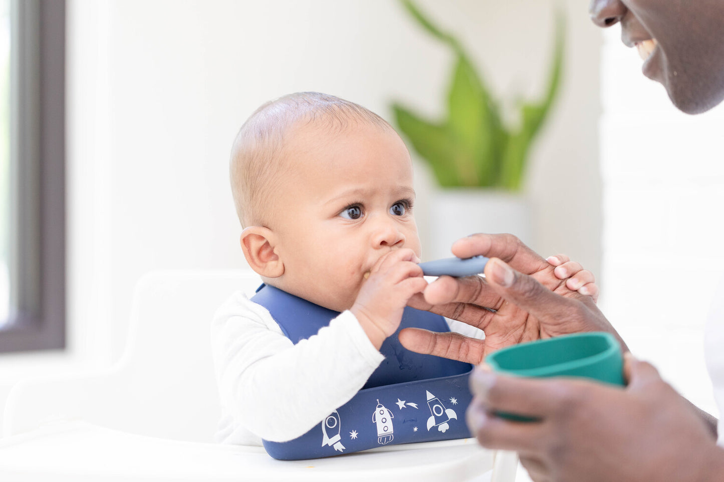 Outer Space Little Bites Bib