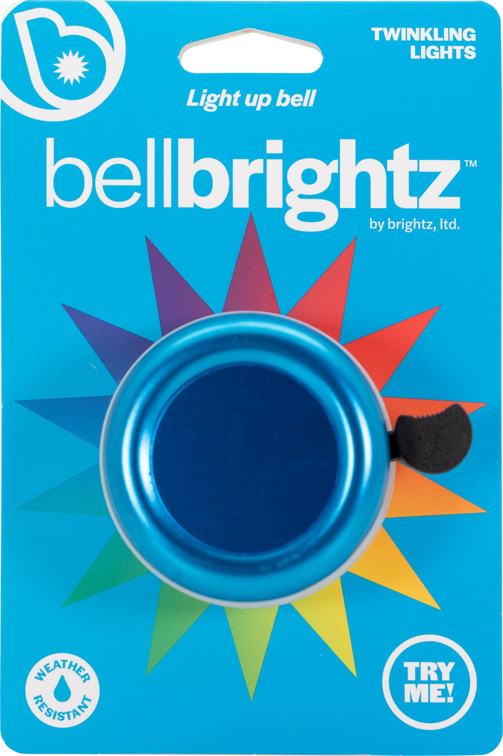 Bellbrightz Blue Bicycle Bell with Twinkling LEDs