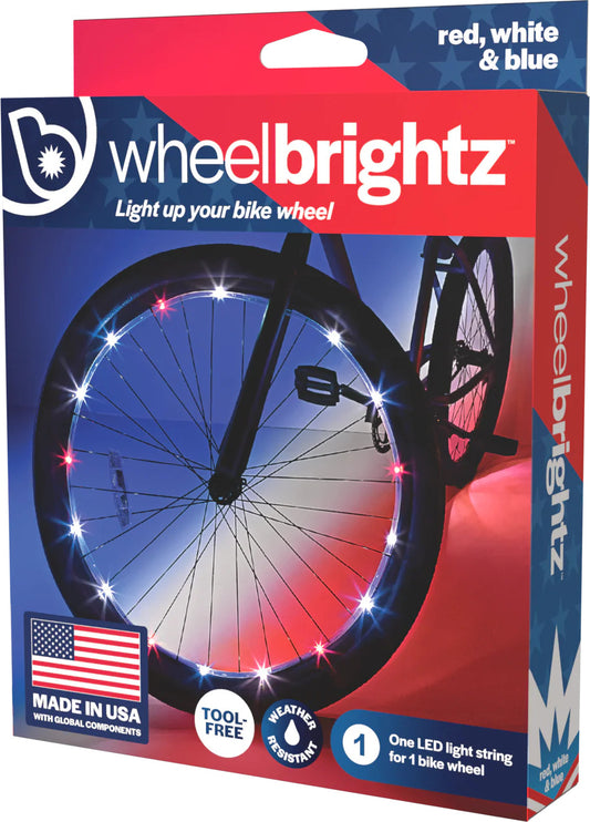 Wheel Brightz Patriotic Red White Blue