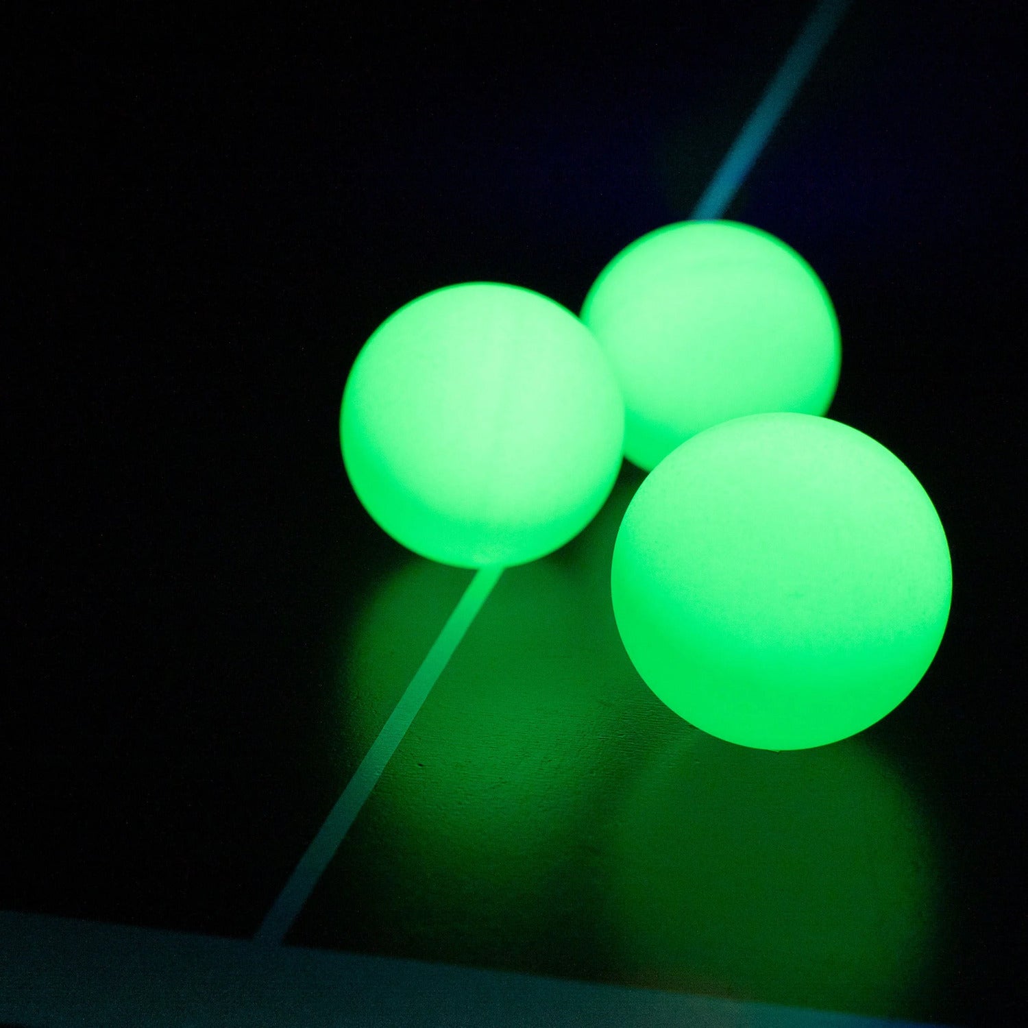 Brightz Glow-in-the-Dark Ping Pong Balls (6-Pack)
