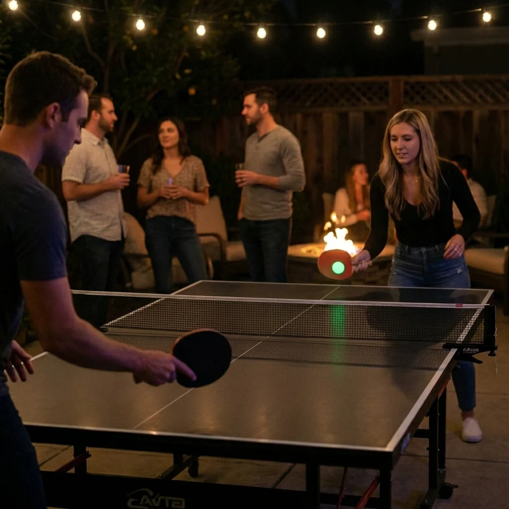 Brightz Glow-in-the-Dark Ping Pong Balls (6-Pack)
