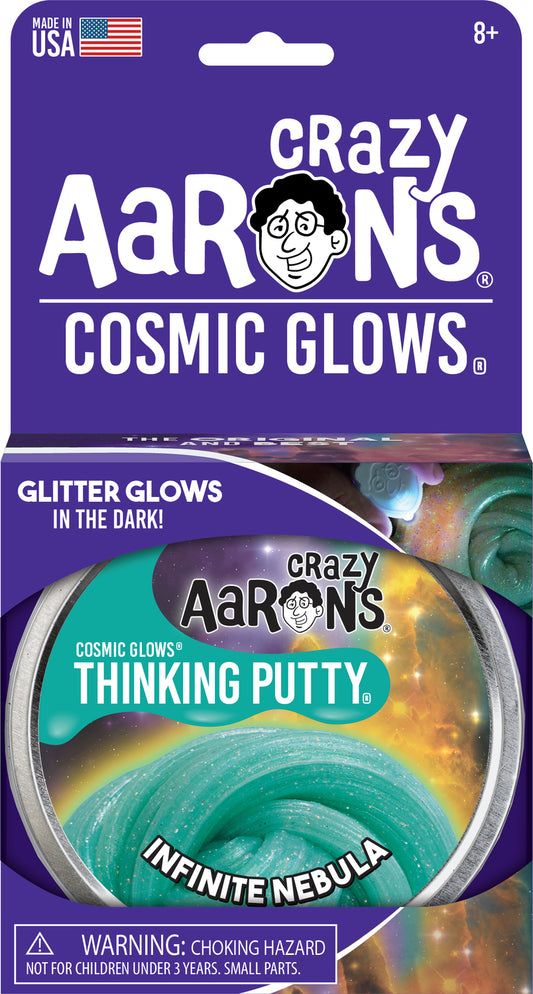 Infinite Nebula 4" Cosmic Glow-in-the-Dark Thinking Putty