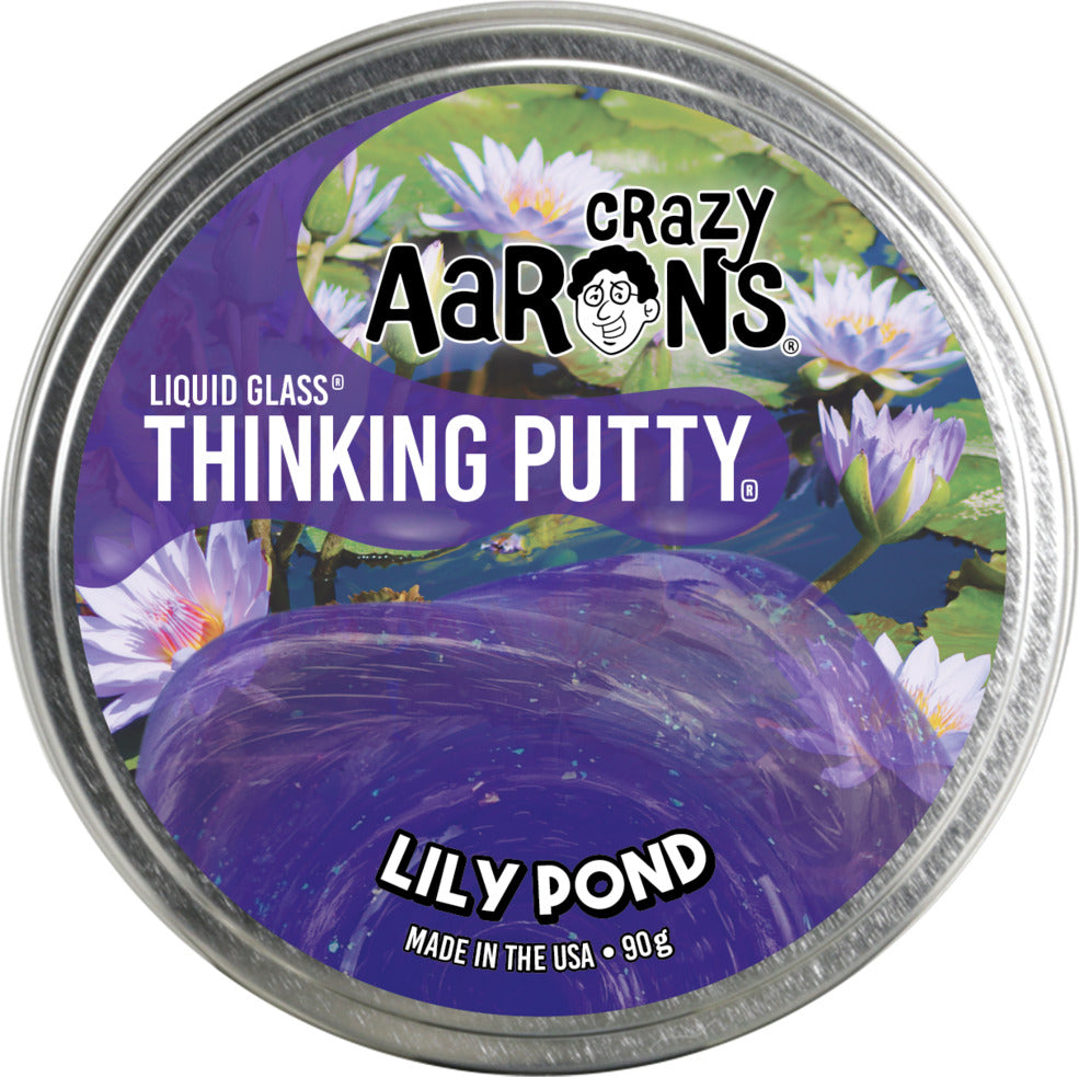 Lily Pond Liquid Glass Thinking Putty 4" Tin