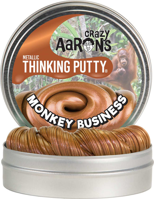 Monkey Business Metallic Putty 4" Tin