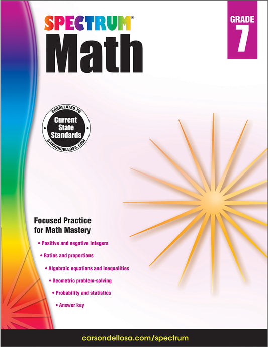 Spectrum Math (7) Book