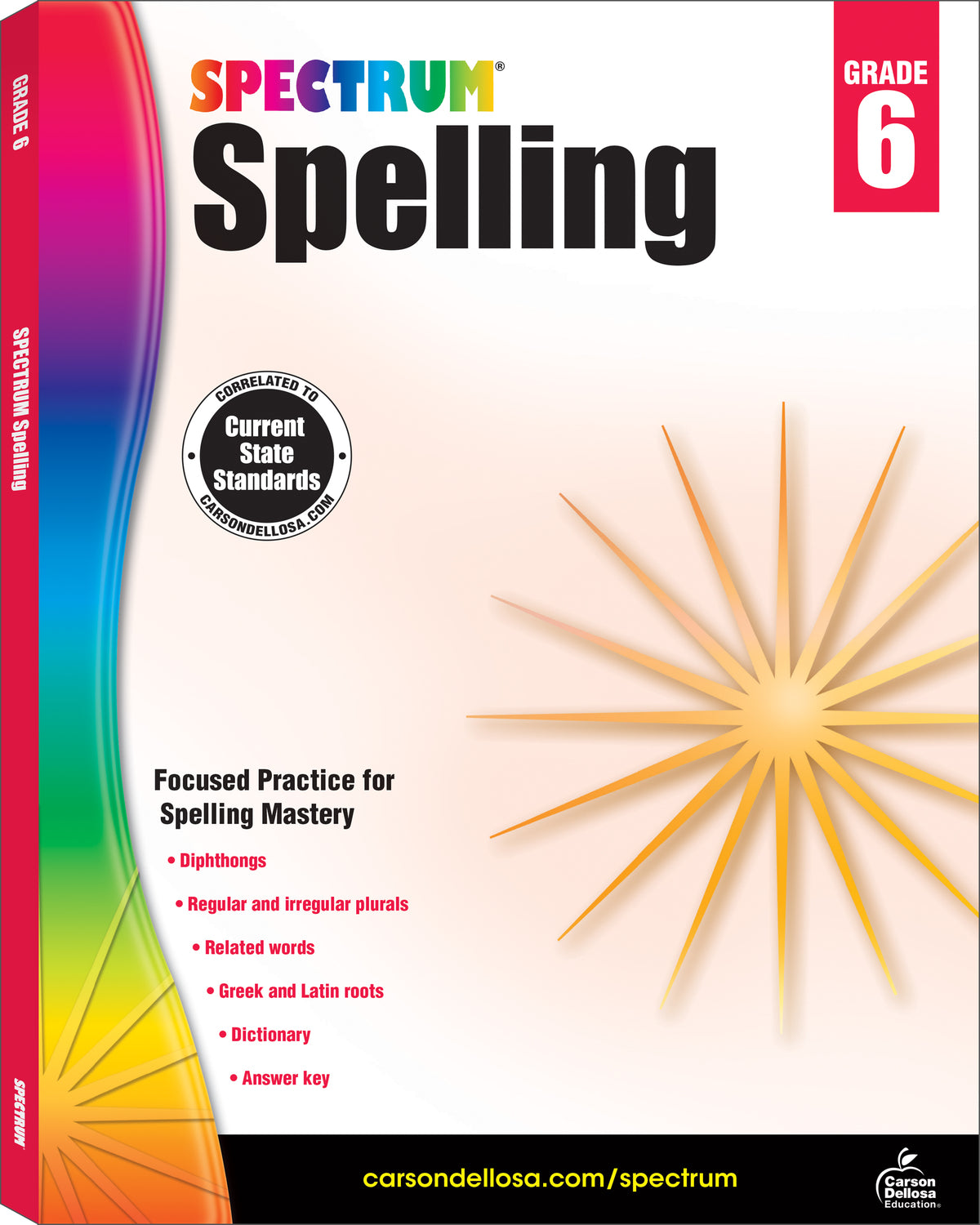 Spectrum Spelling, Grade 6