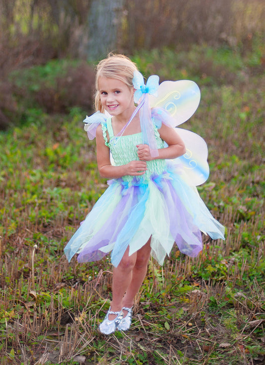 Buttterfly Dress, Wings Wand (green, MD