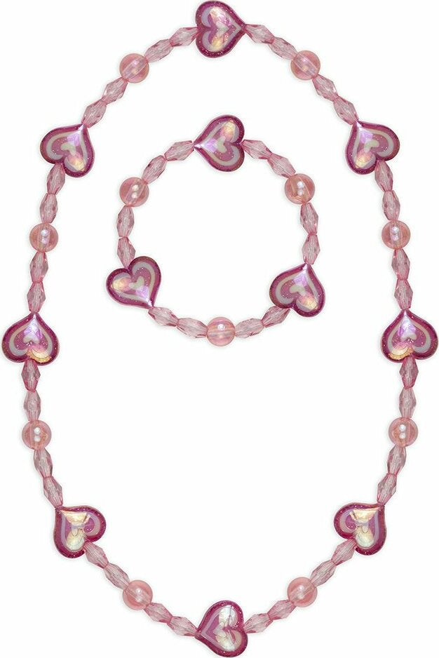 Cotton Candy Necklace  Bracelet Set