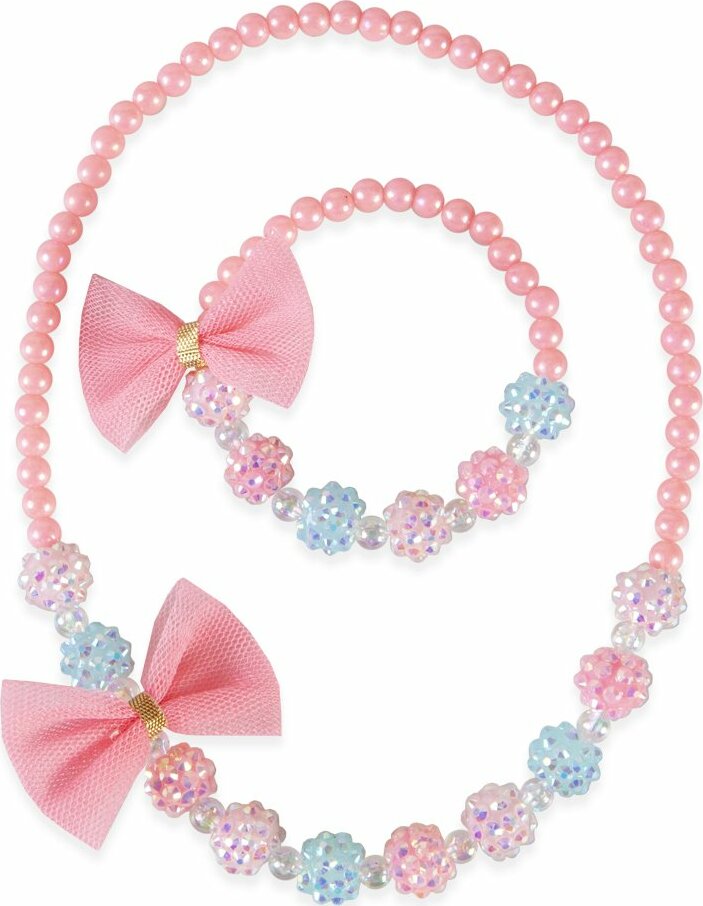 Think Pink Necklace  Bracelet Set